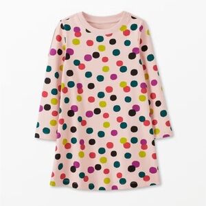 Colorful Polka Dot Long Sleeve Dress